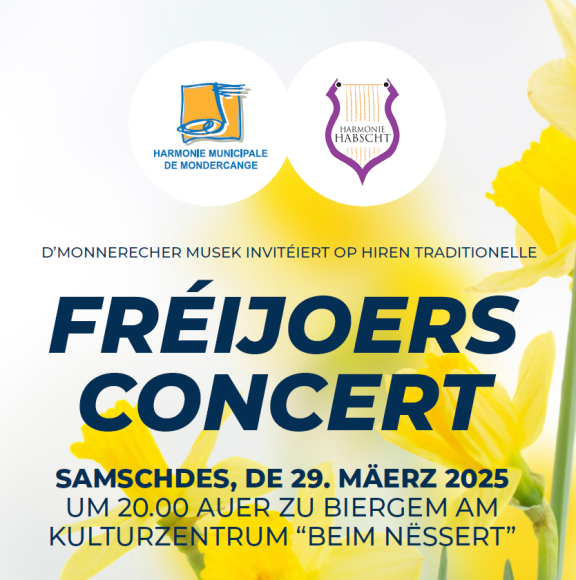 Affiche Fréijoersconcert