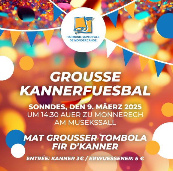 Affiche sur un fond de confettis colorés