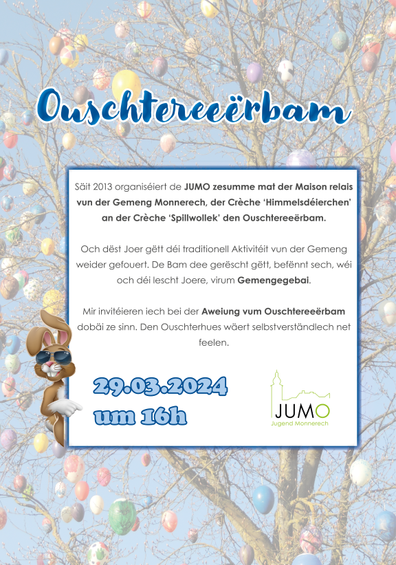 Aweiung vum Ouschtereeërbam