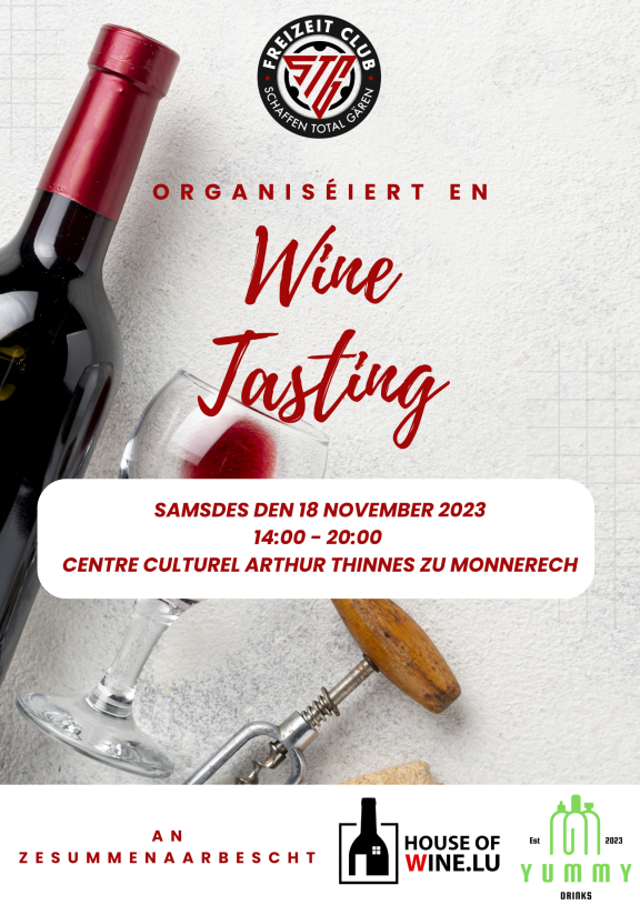 STG Fräizäitclub │Wine Tasting 