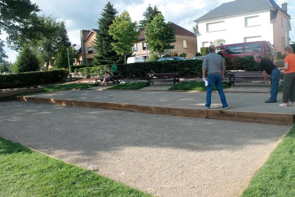 Piste de pétanque