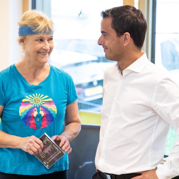 Visite de M. le ministre de la famille