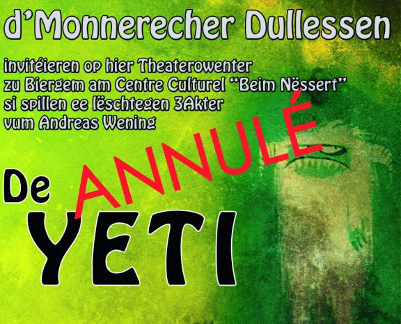 ANNULATION | Monart - De Yeti