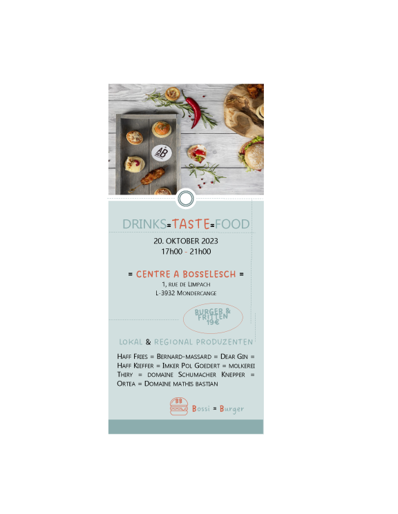 A Bosselesch │ Drinks-Taste-Food