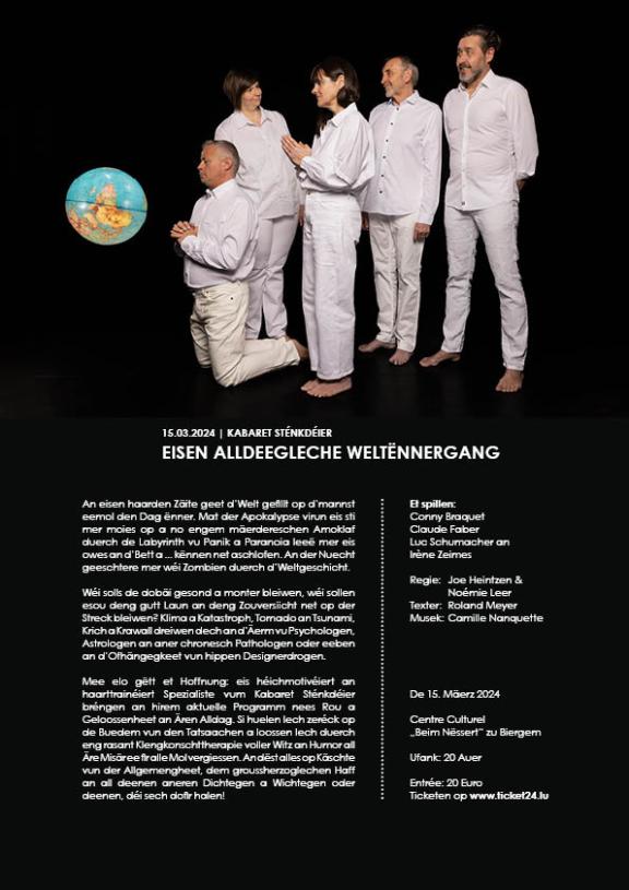 Kabaret Sténkdéier │ Eisen alldeegleche Weltënnergang