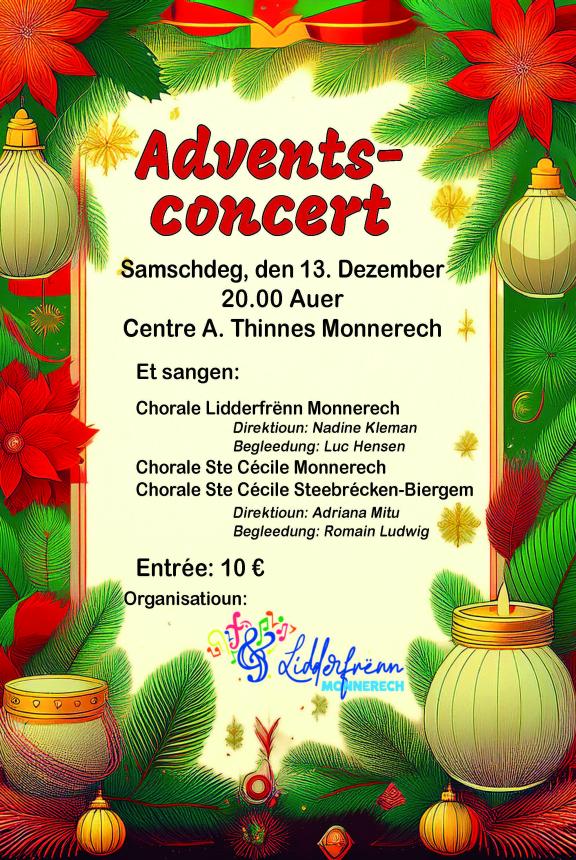 Chorale Lidderfrënn│Adventsconcert