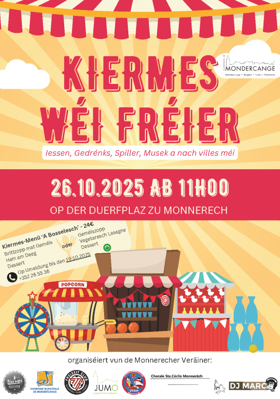 Kiermes wéi fréier zu Monnerech