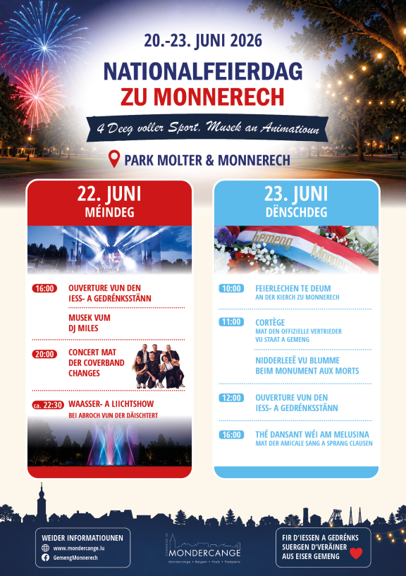 Flyer - Programme du 22 et 23 juin 2026