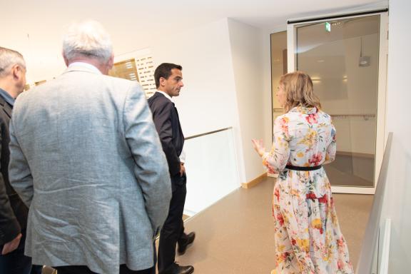 Visite de M. le ministre de la famille