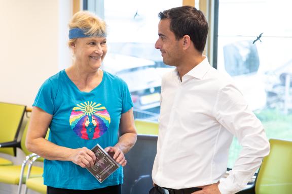 Visite de M. le ministre de la famille