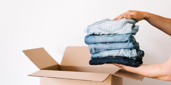 Collecte de vieux vêtements 